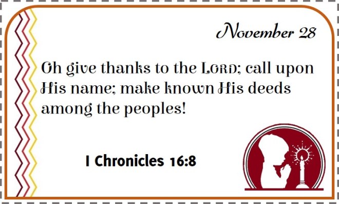 Nov 28 ESV