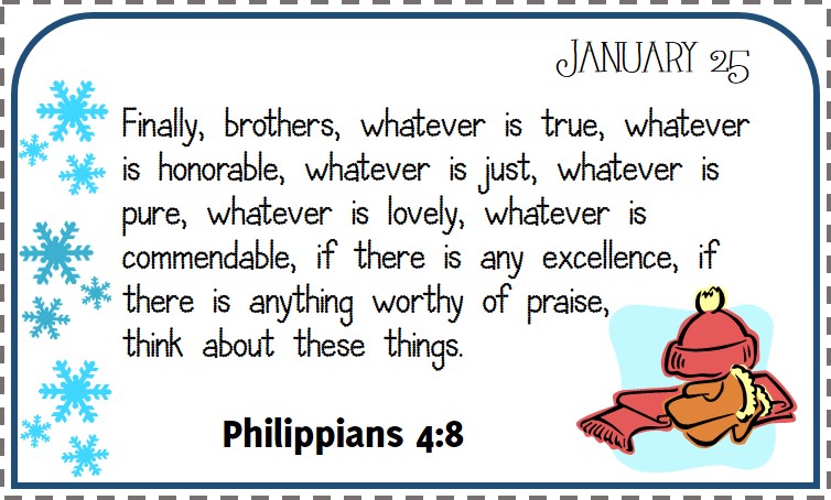 Jan 25 ESV