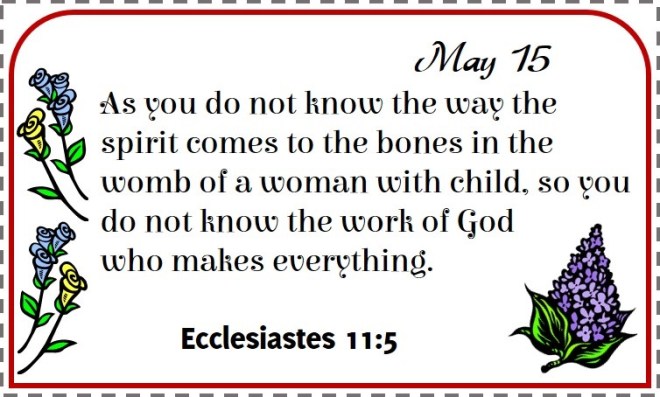 ESV May 15