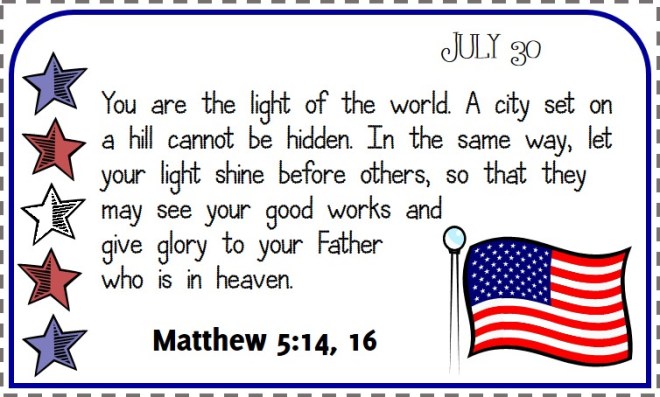 ESV July 30